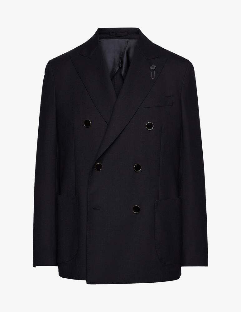 Lardini Double breasted Jacket with 6 buttons and peak lapel - picture 5 Lardini Double breasted Jacket with 6 buttons and peak lapel - picture 5