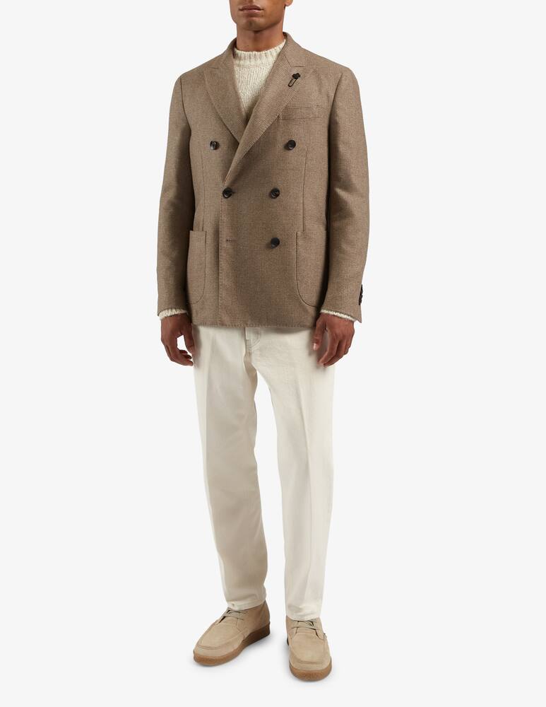 rinascente Lardini Double breasted Jacket with 6 buttons and peak lapel