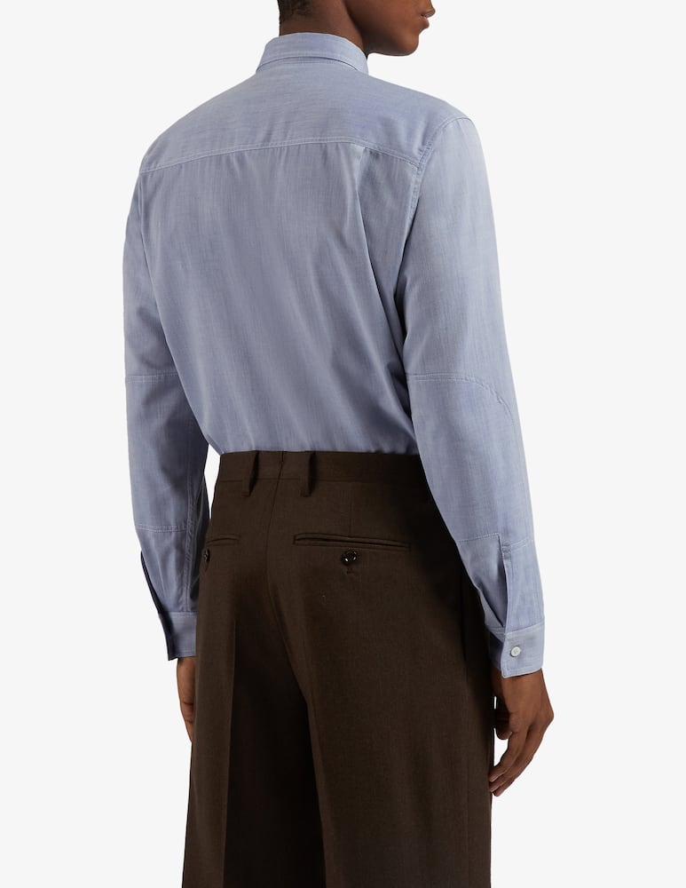 rinascente Lardini Camicia con collo italiano e tasche applicate