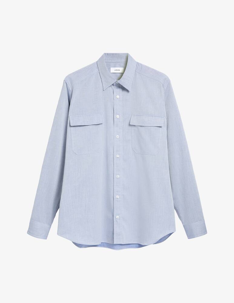 rinascente Lardini Camicia con collo italiano e tasche applicate