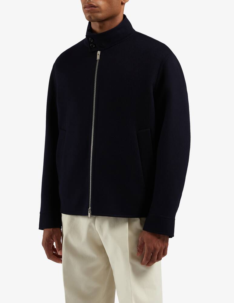 Lardini Giubbino double con collo coreano e tasche oblique - immagine 1