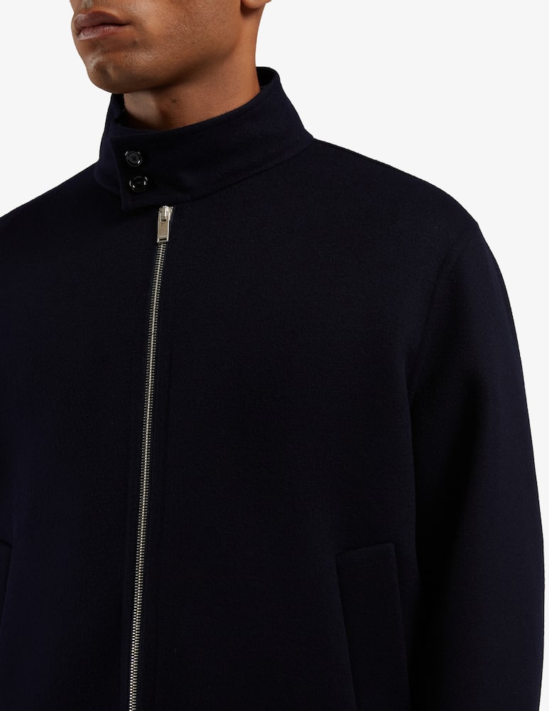 Lardini Giubbino double con collo coreano e tasche oblique - immagine 4