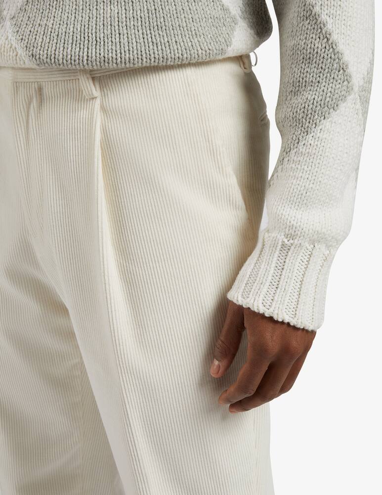 rinascente Lardini One pleat trousers with american pockets