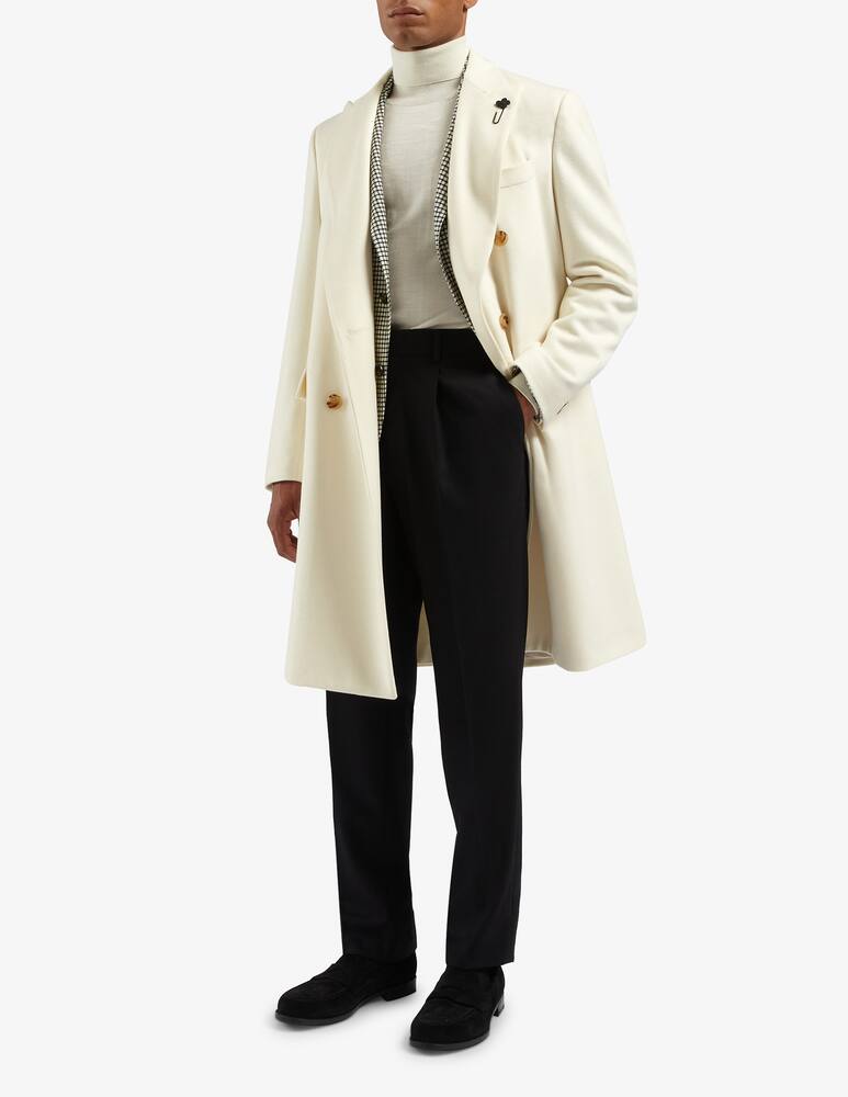 rinascente Lardini One pleat trousers with american pockets