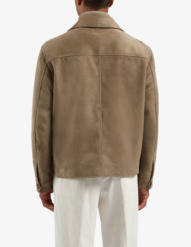 rinascente Lardini Cashmere and wool interior Leather Jacket