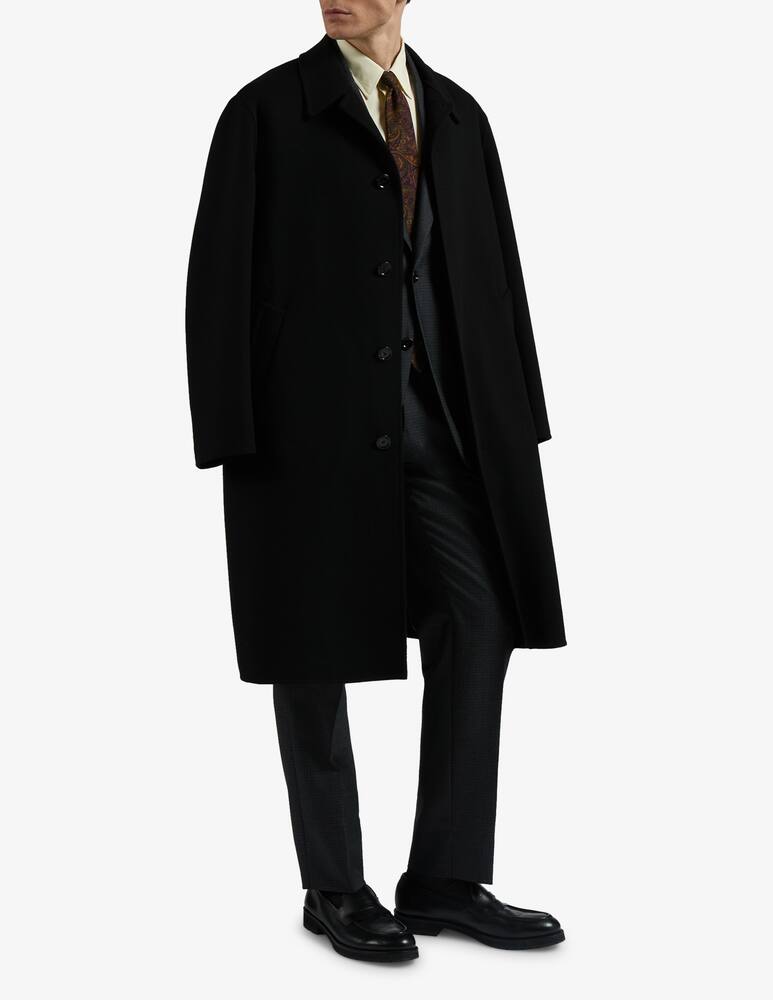 rinascente Lardini Cappotto monopetto in tessuto double e tasche inclinate