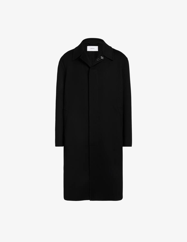 rinascente Lardini Cappotto monopetto in tessuto double e tasche inclinate