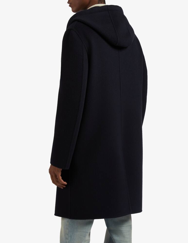 Lardini Single breasted Coat with double fabric and hoodie - picture 3 Lardini Single breasted Coat with double fabric and hoodie - picture 3