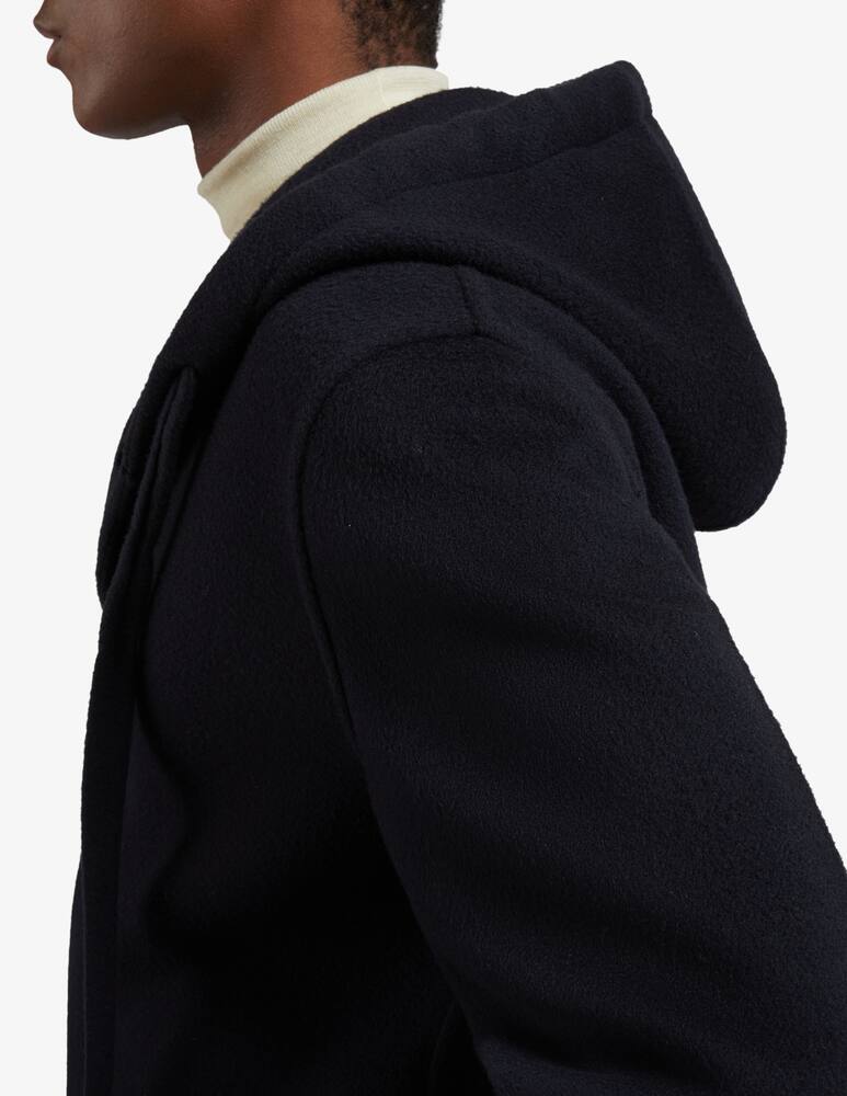Lardini Single breasted Coat with double fabric and hoodie - picture 4 Lardini Single breasted Coat with double fabric and hoodie - picture 4
