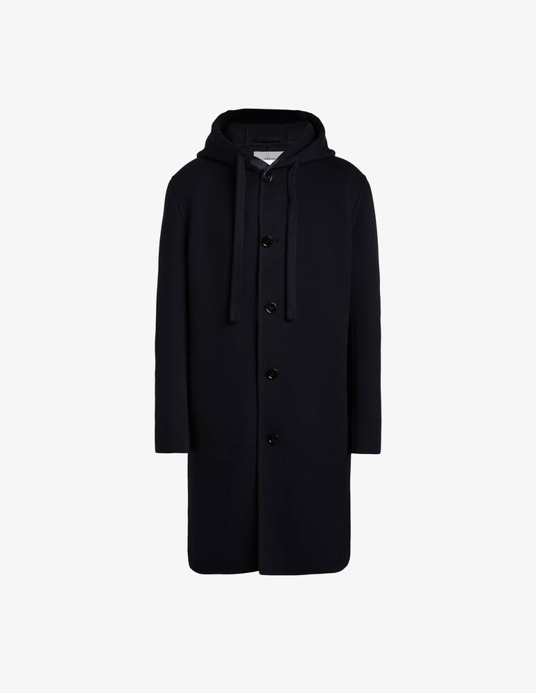 Lardini Single breasted Coat with double fabric and hoodie - picture 5 Lardini Single breasted Coat with double fabric and hoodie - picture 5