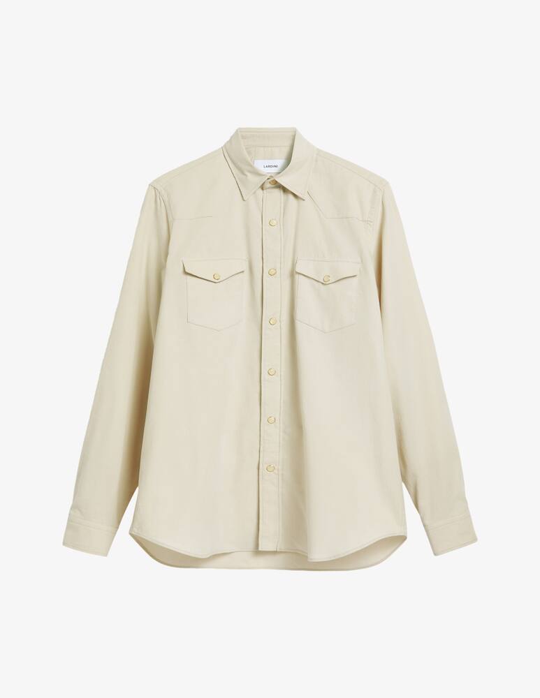 rinascente Lardini Camicia collo italiano e tasche a pattina