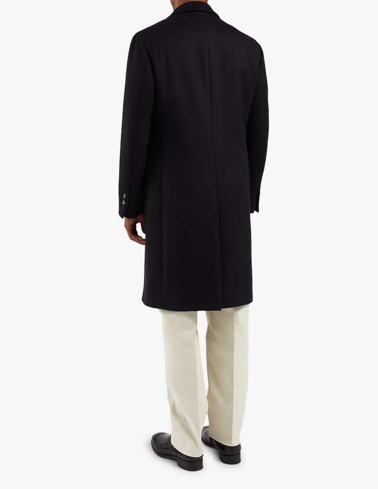 rinascente Lardini Cappotto monopetto con revers classico e tasche a pattina