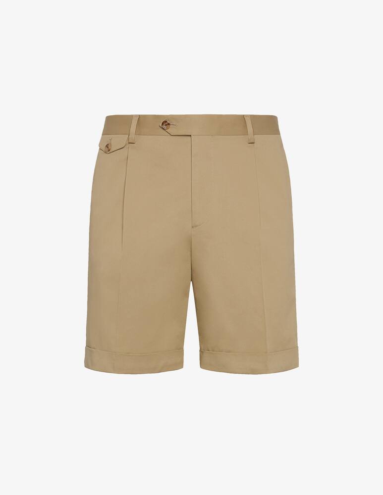 rinascente Lardini Bermuda a una pince con risvolto sul fondo
