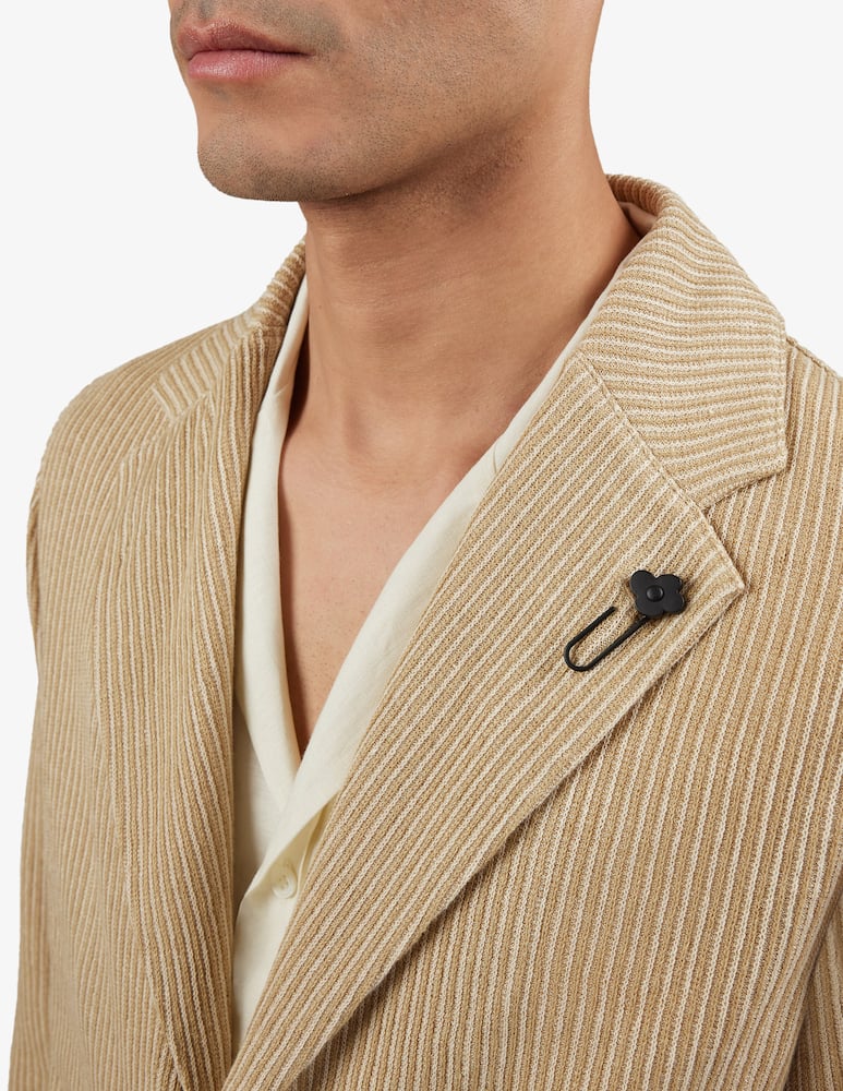 Lardini Giacca in maglia monopetto 2 bottoni - immagine 4 Lardini Giacca in maglia monopetto 2 bottoni - immagine 4