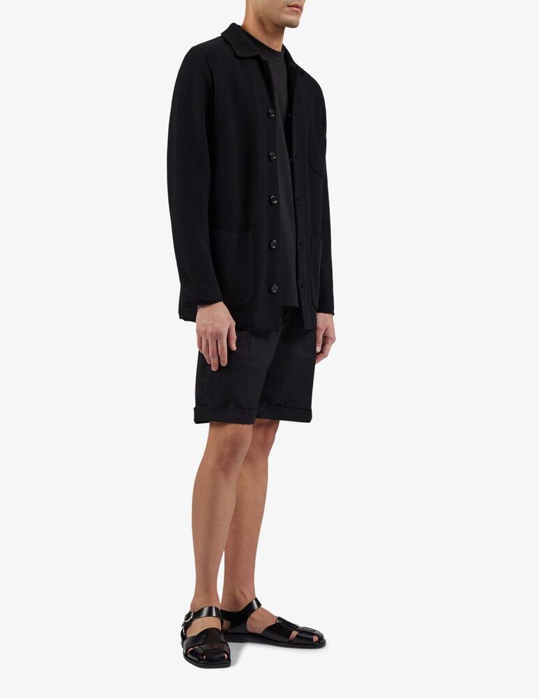 rinascente Lardini Giacca camicia in maglia 3 tasche a toppa