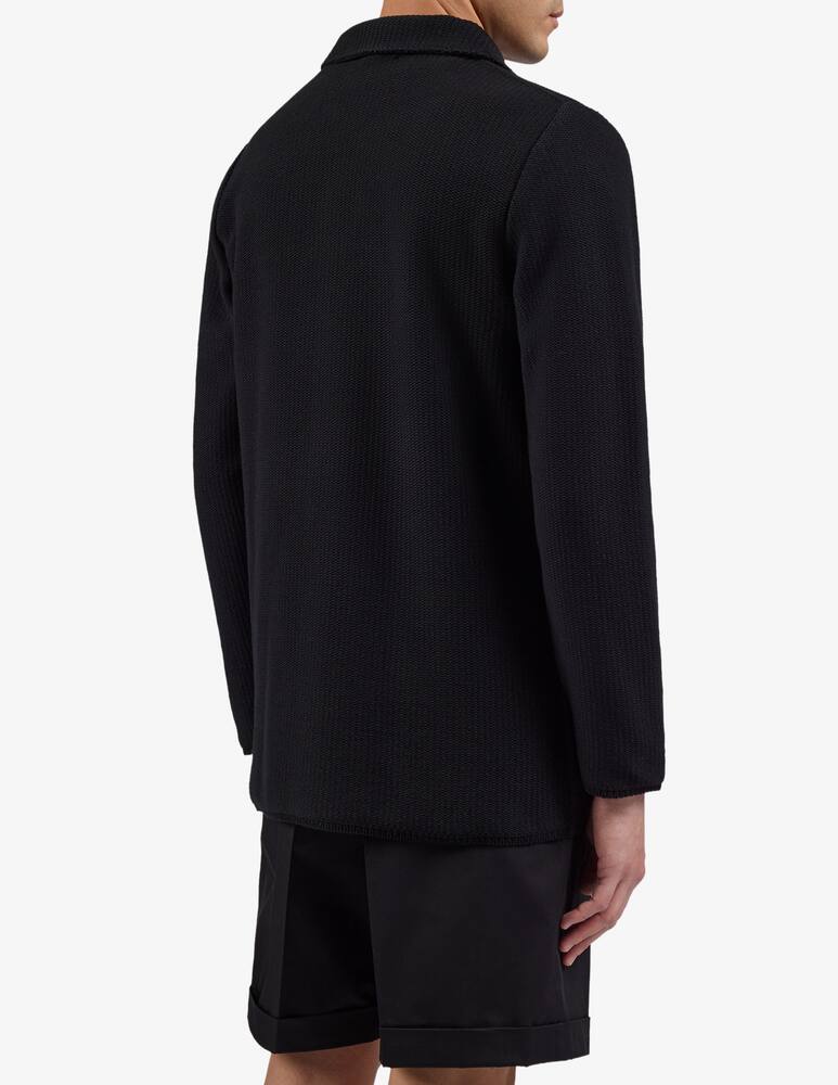 rinascente Lardini Giacca camicia in maglia 3 tasche a toppa