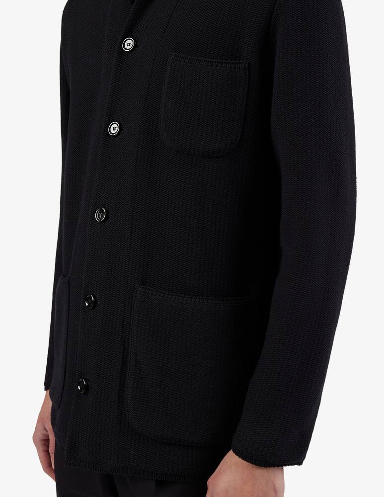 rinascente Lardini Giacca camicia in maglia 3 tasche a toppa