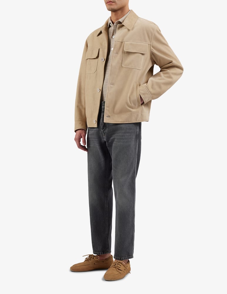 rinascente Lardini Giubbino in pelle con interno in tessuto