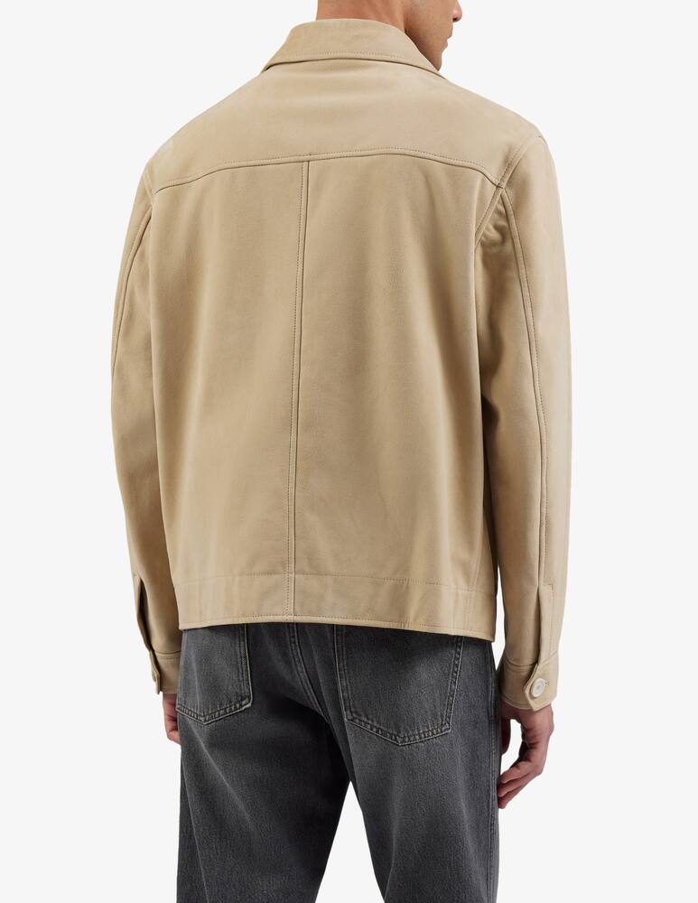 rinascente Lardini Giubbino in pelle con interno in tessuto