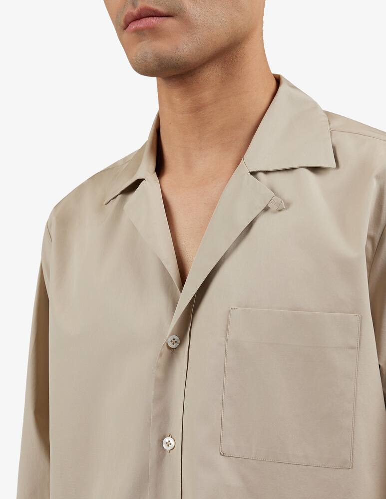 rinascente Lardini 5-button open collar shirt
