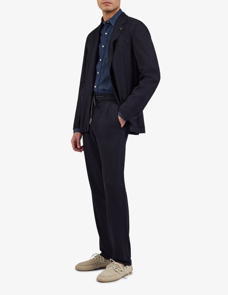 rinascente Lardini Western shirt with snap buttons