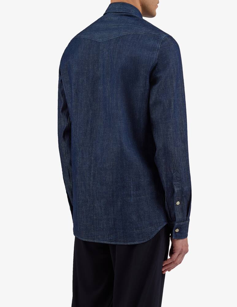 rinascente Lardini Western shirt with snap buttons