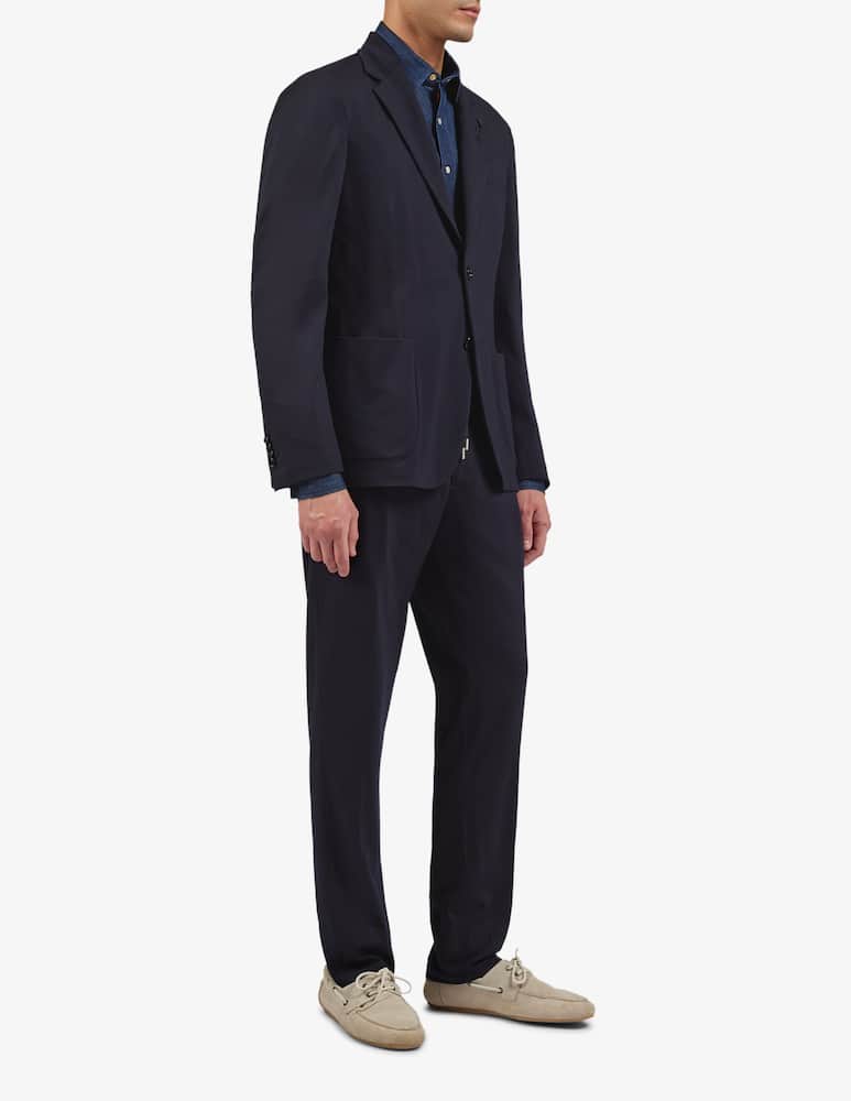 rinascente Lardini Unlined jersey jacket with 2 buttons