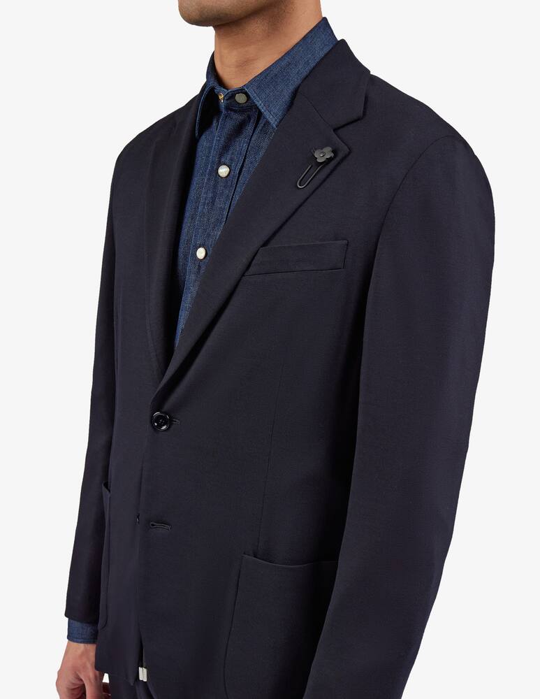 rinascente Lardini Unlined jersey jacket with 2 buttons