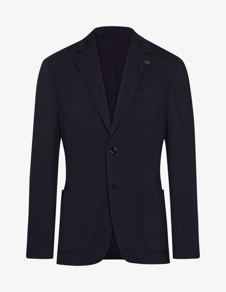 rinascente Lardini Unlined jersey jacket with 2 buttons