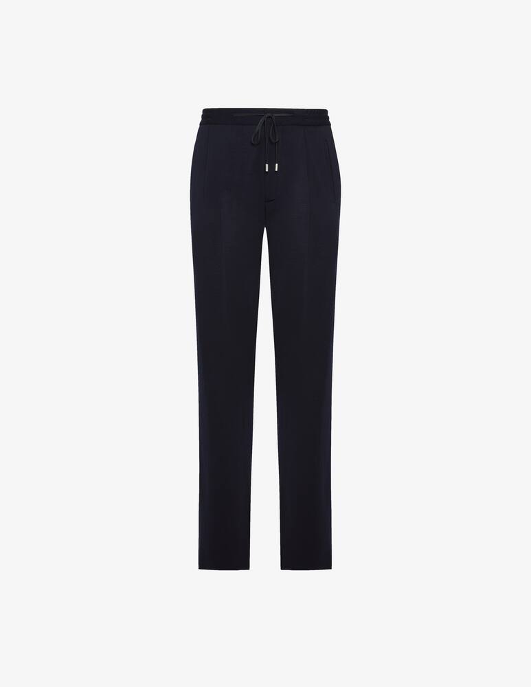rinascente Lardini Single pleat trousers with drawstring waist