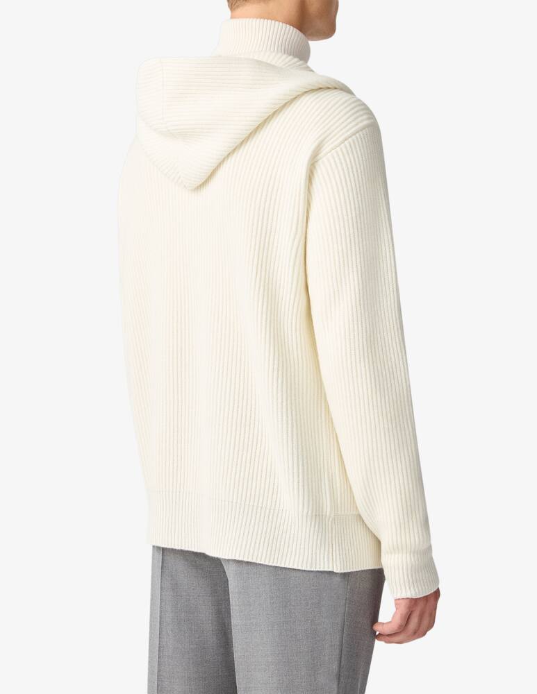 rinascente Lardini Felpa in maglia con cappuccio e zip