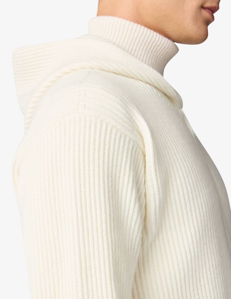 rinascente Lardini Felpa in maglia con cappuccio e zip