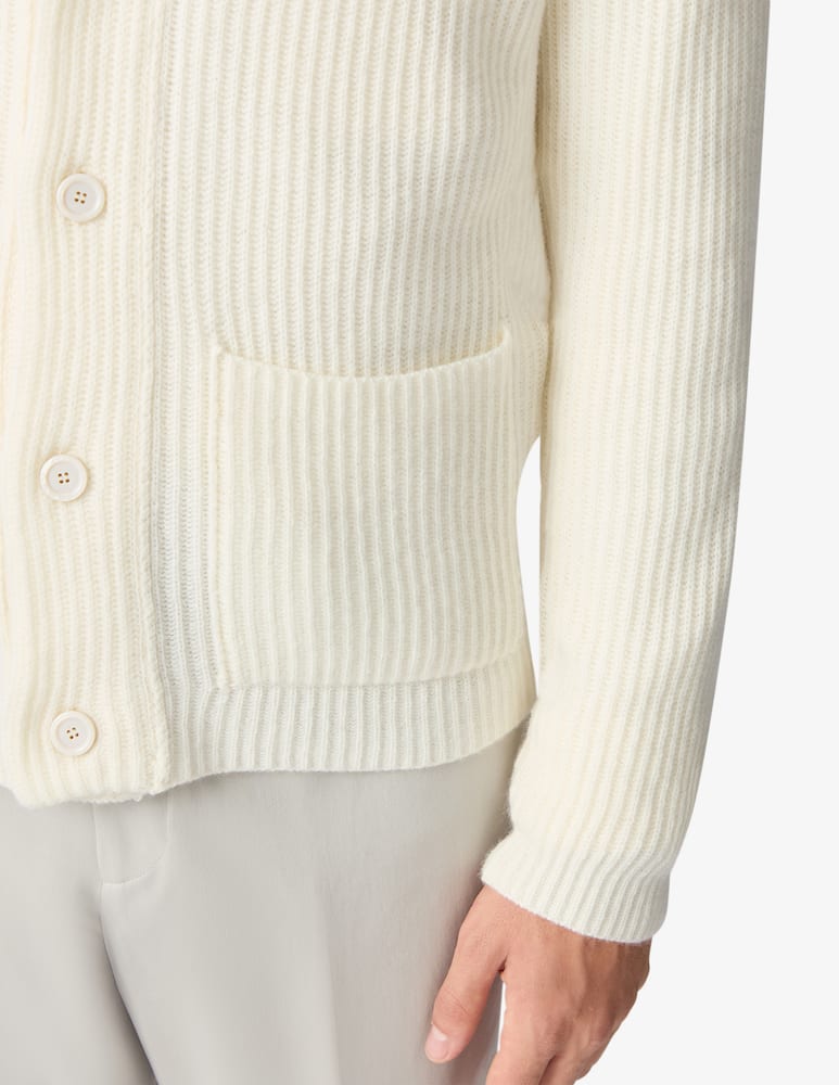 Lardini Cardigan collo a scialle - immagine 4 Lardini Cardigan collo a scialle - immagine 4