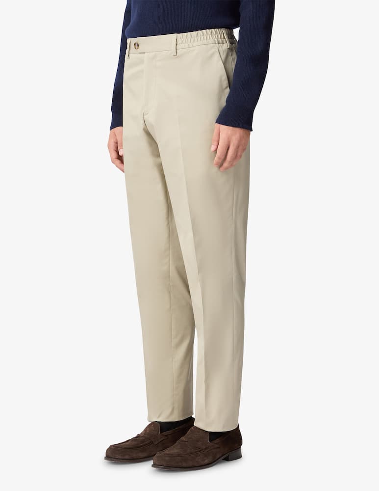 rinascente Lardini Pantaloni chino con elastico in vita