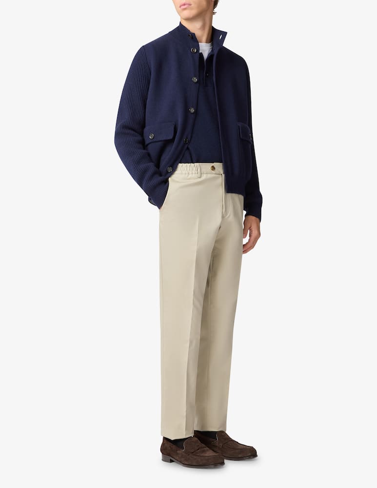 rinascente Lardini Pantaloni chino con elastico in vita