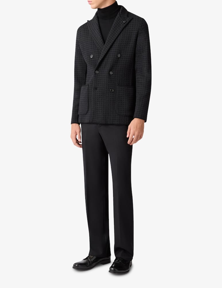 rinascente Lardini Double-breasted knit jacket