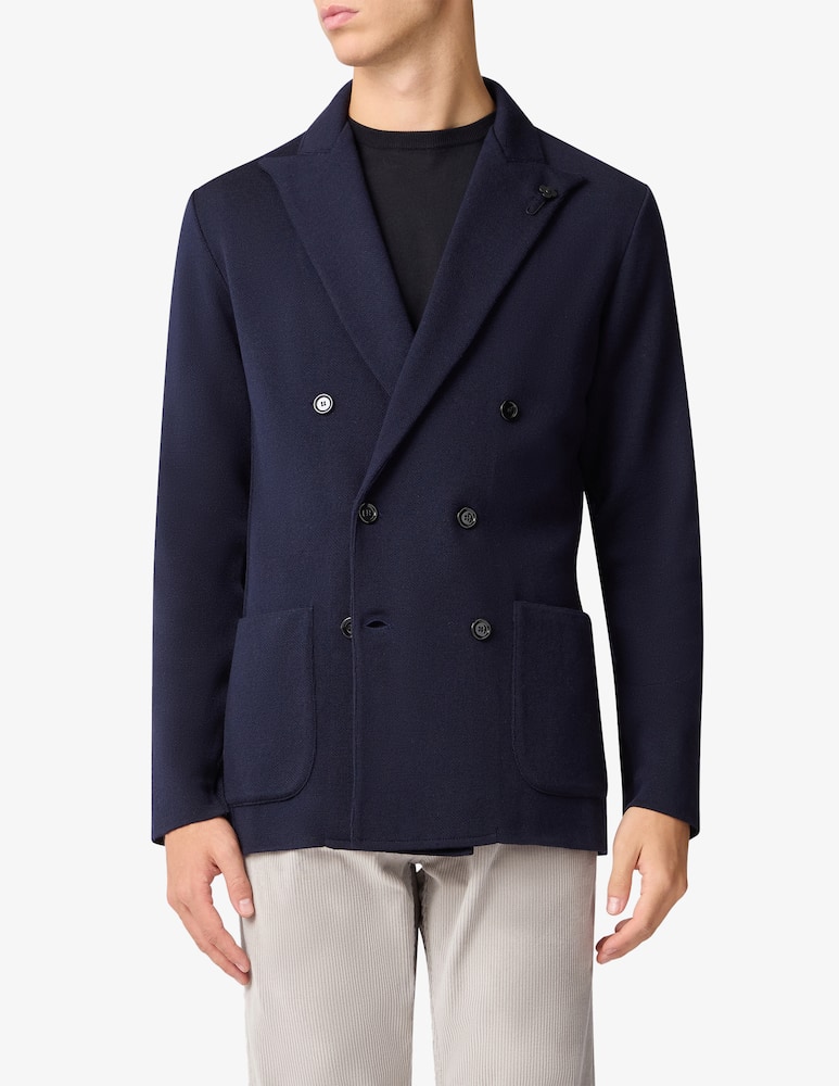 rinascente Lardini Giacca in maglia doppiopetto