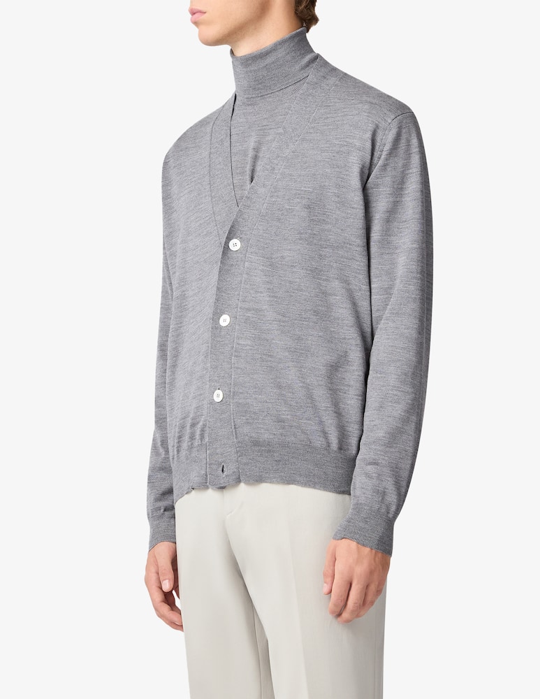 Lardini Cardigan con quattro bottoni - immagine 1 Lardini Cardigan con quattro bottoni - immagine 1