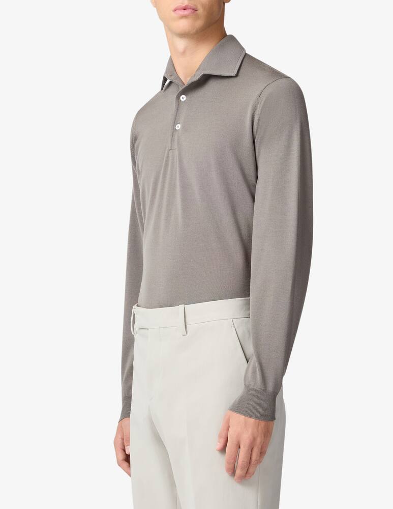 Lardini Polo in maglia a maniche lunghe - immagine 1 Lardini Polo in maglia a maniche lunghe - immagine 1