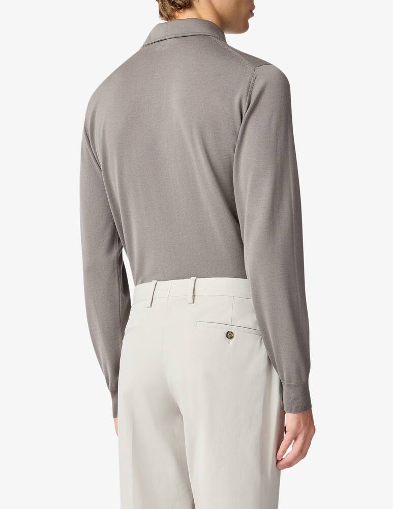 Lardini Polo in maglia a maniche lunghe - immagine 3 Lardini Polo in maglia a maniche lunghe - immagine 3
