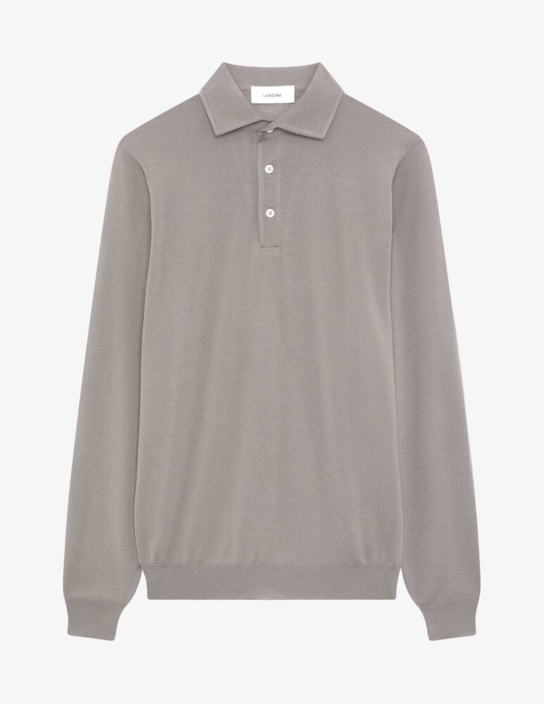 Lardini Polo in maglia a maniche lunghe - immagine 5 Lardini Polo in maglia a maniche lunghe - immagine 5