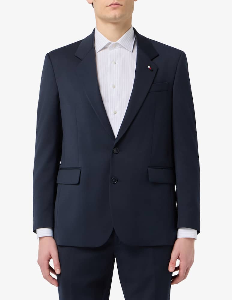 rinascente Tommy Hilfiger Giacca monopetto regular fit in sallia di lana Mix&Match