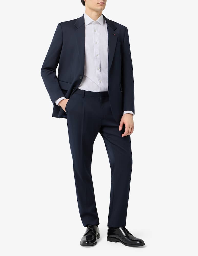 rinascente Tommy Hilfiger Giacca monopetto regular fit in sallia di lana Mix&Match