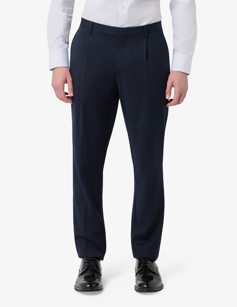 rinascente Tommy Hilfiger Pantaloni una pince regular fit in sallia di lana Mix&Match