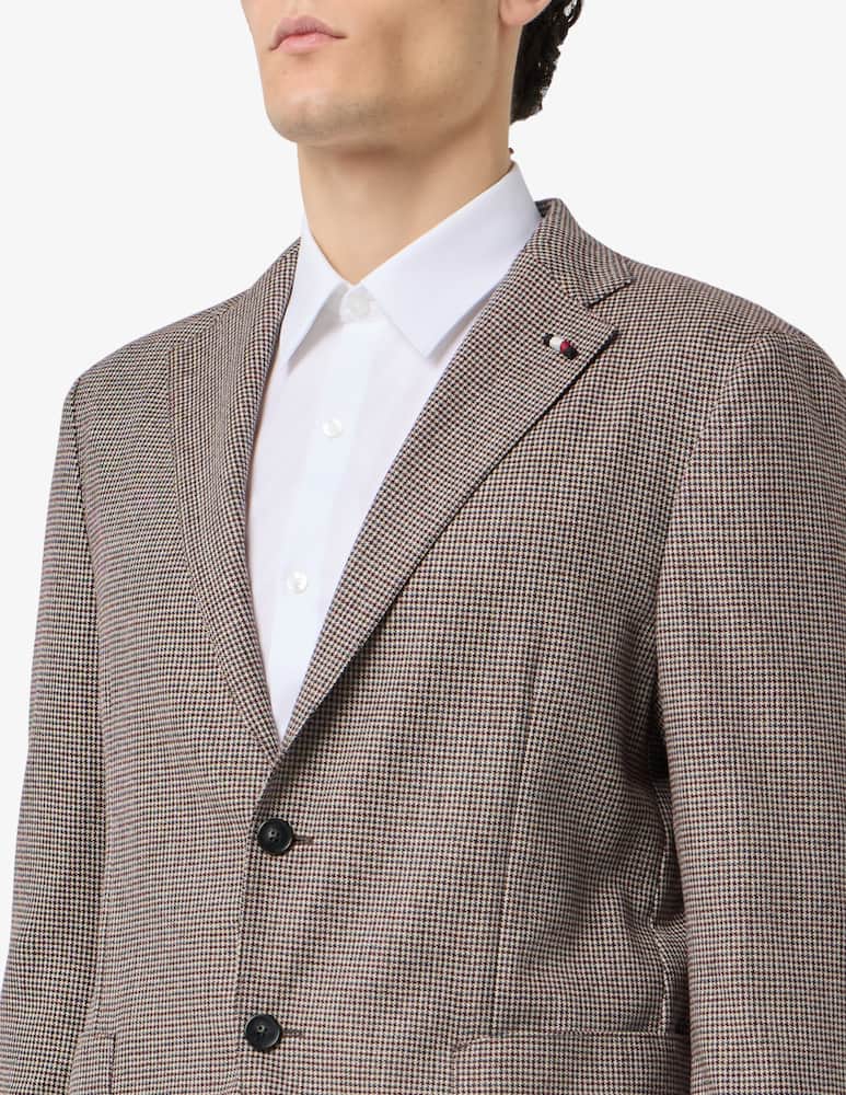 rinascente Tommy Hilfiger Giacca monopetto sfoderata  in misto lana