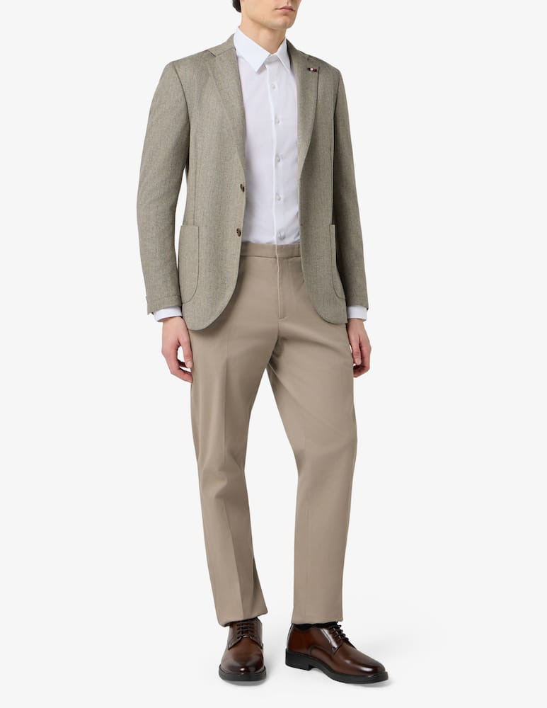 rinascente Tommy Hilfiger Giacca monopetto sfoderata in resca di lana