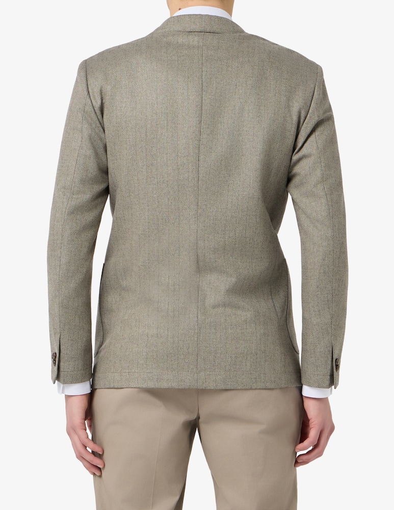 rinascente Tommy Hilfiger Giacca monopetto sfoderata in resca di lana