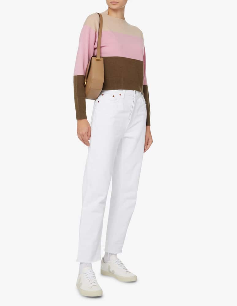 rinascente Marella Talco boxy color block jumper - Pink