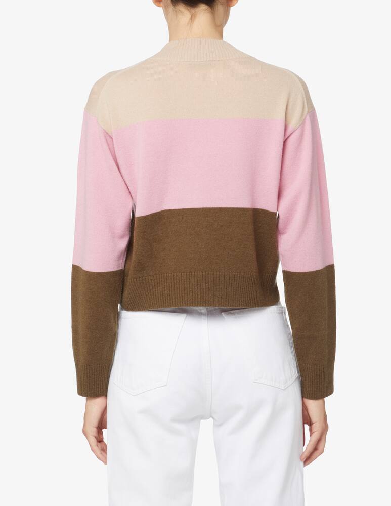 rinascente Marella Talco boxy color block jumper - Pink