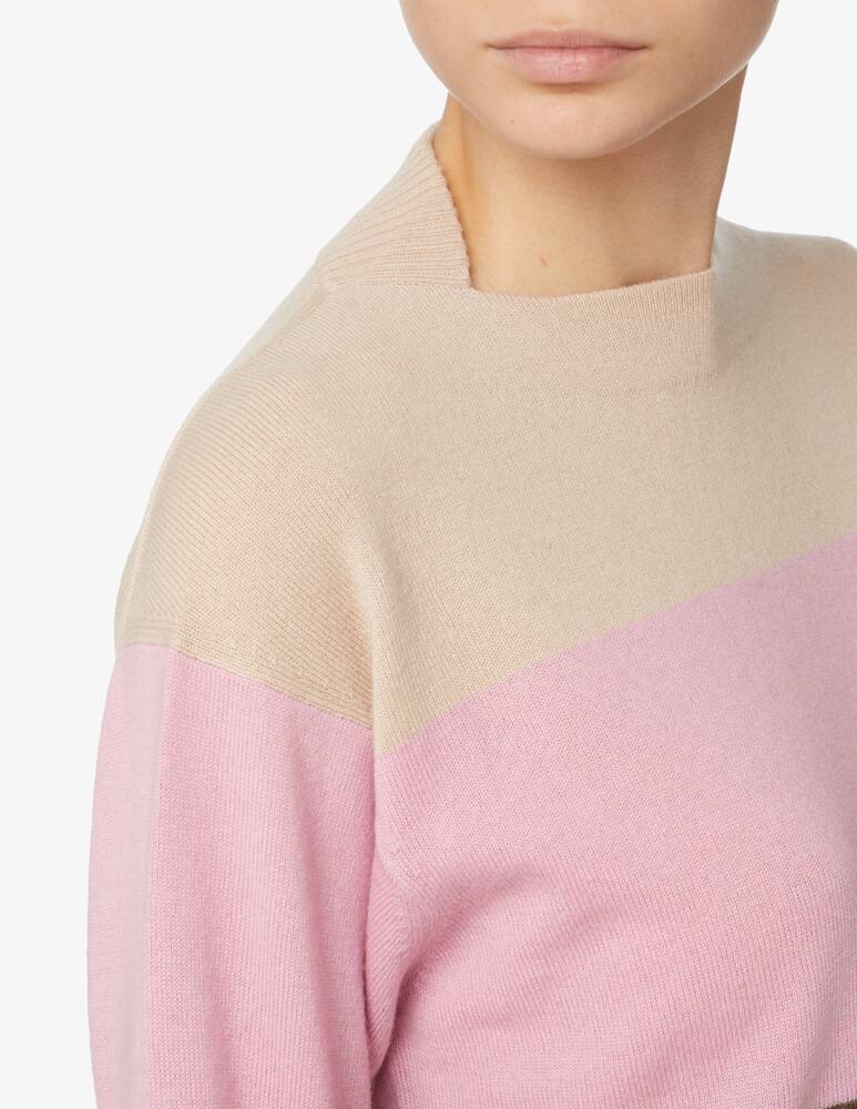 rinascente Marella Talco boxy color block jumper - Pink